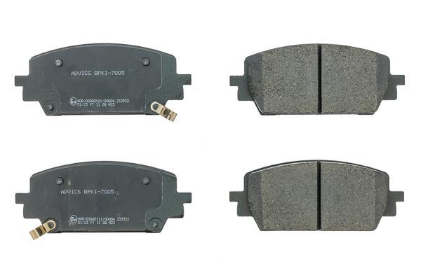 Jeu de 4 plaquettes de frein AISIN ref. BPKI-7005